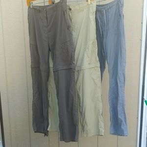 The North Face and Exoffico Pants Shorts Cargo converable pants Zip off Pants